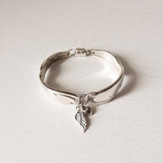 Wing & Heart Dangle Handle Bracelet