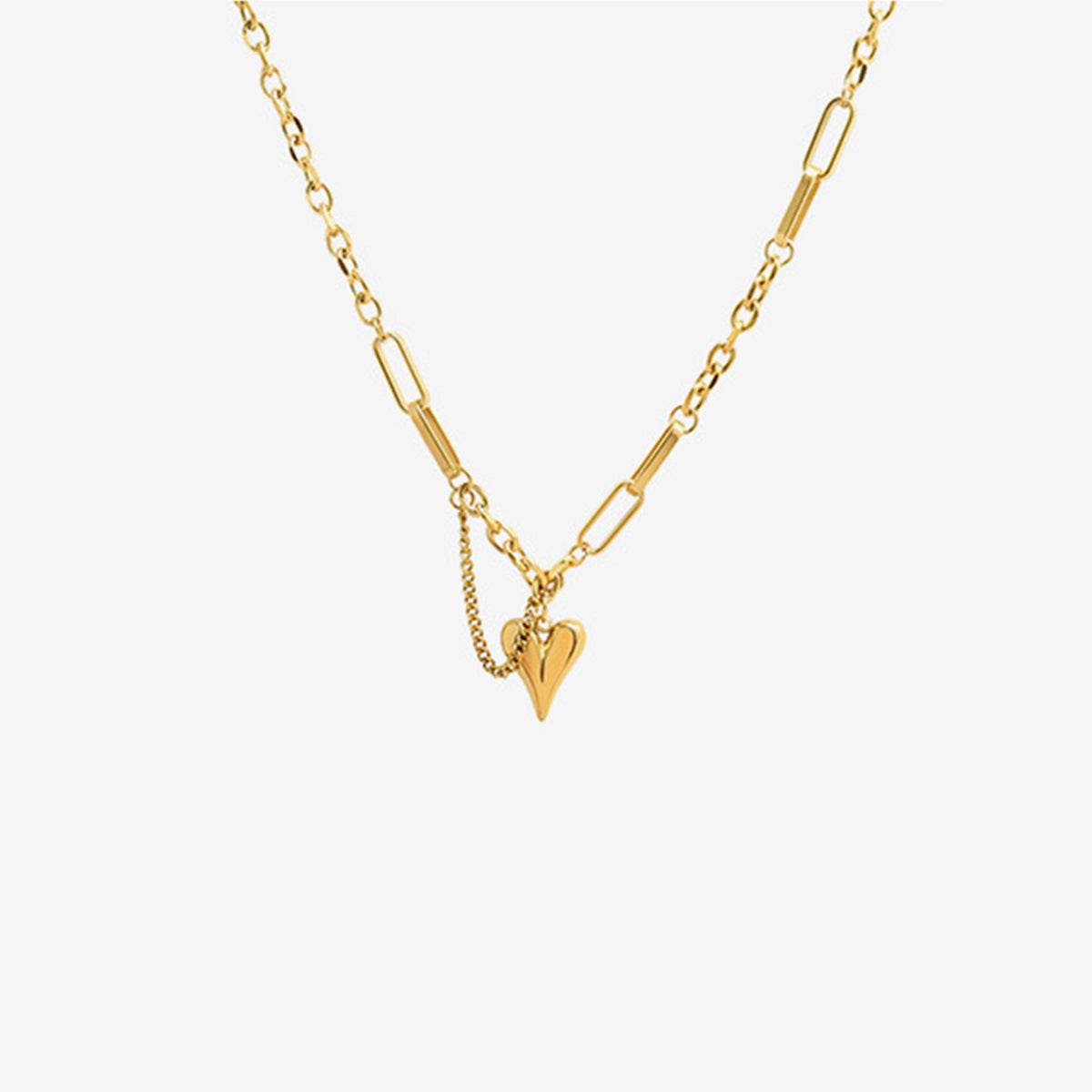 Titanium Steel Heart Pendant Necklace - UnLaced Boutique