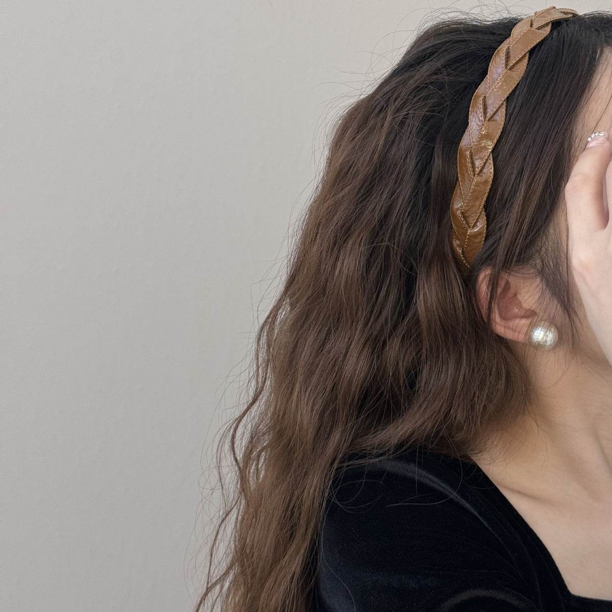 PU Leather Braided Hair Headband - UnLaced Boutique