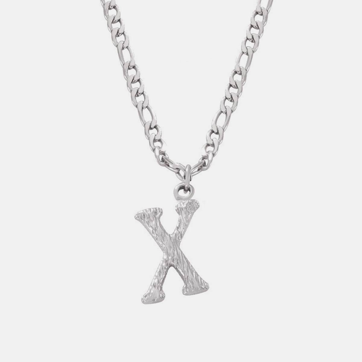 Titanium Steel Letter Pendant Necklace - UnLaced Boutique