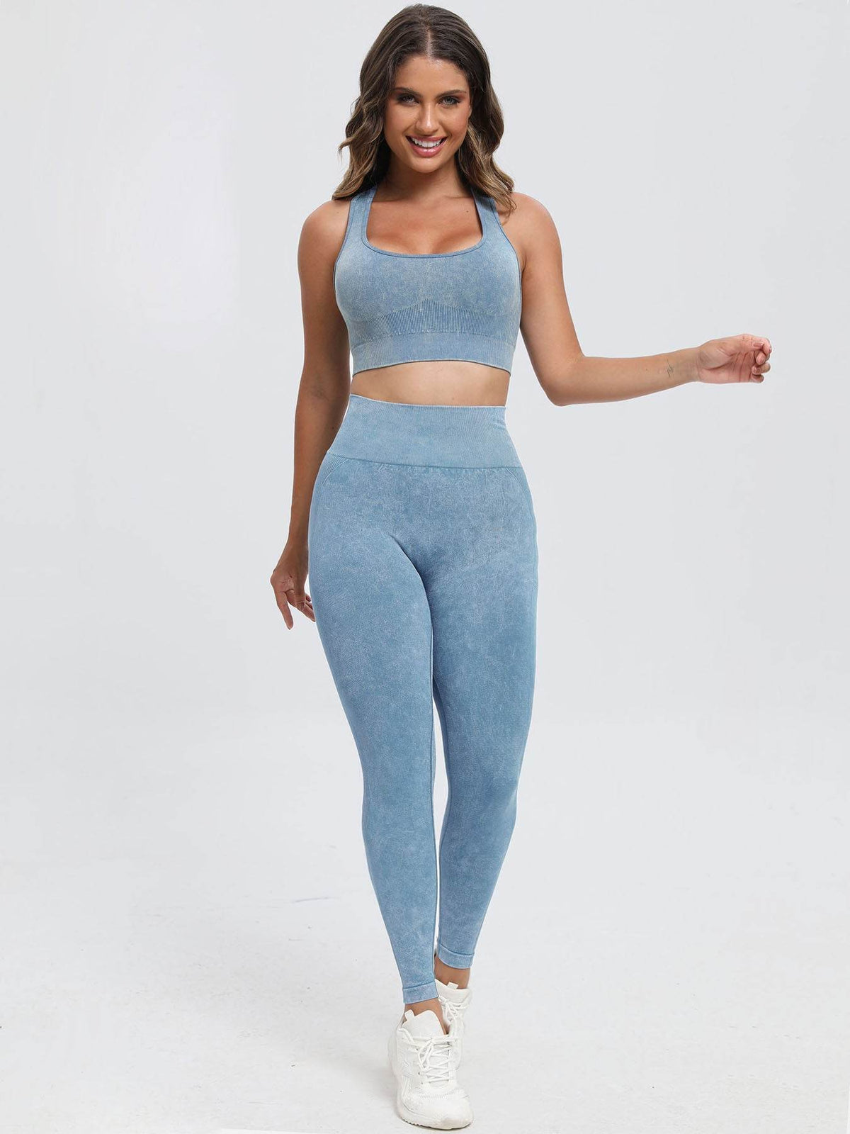 Scoop Neck Wide Strap Top and Pants Active Set - UnLaced Boutique