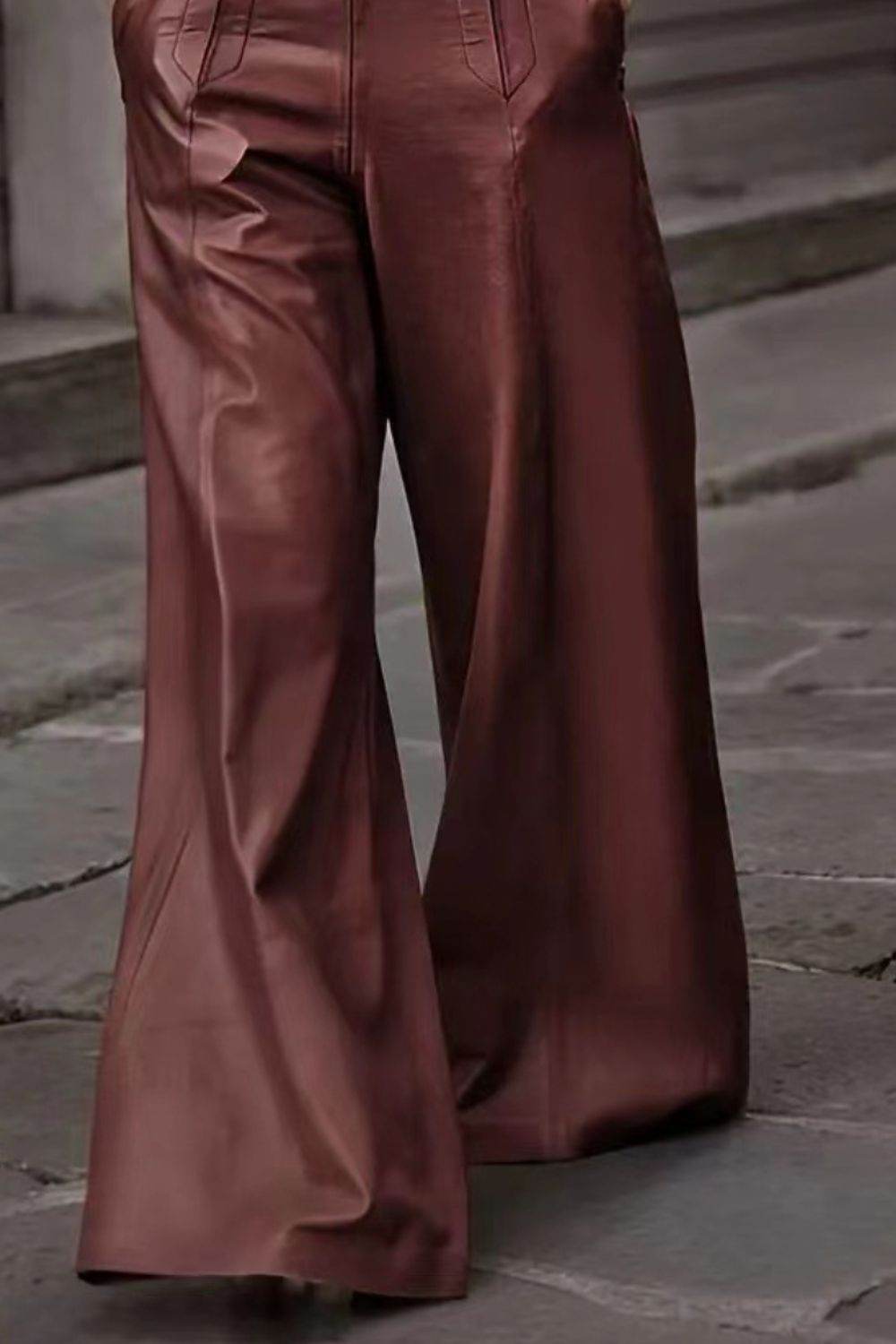 High Waist Wide Flare Pants - UnLaced Boutique