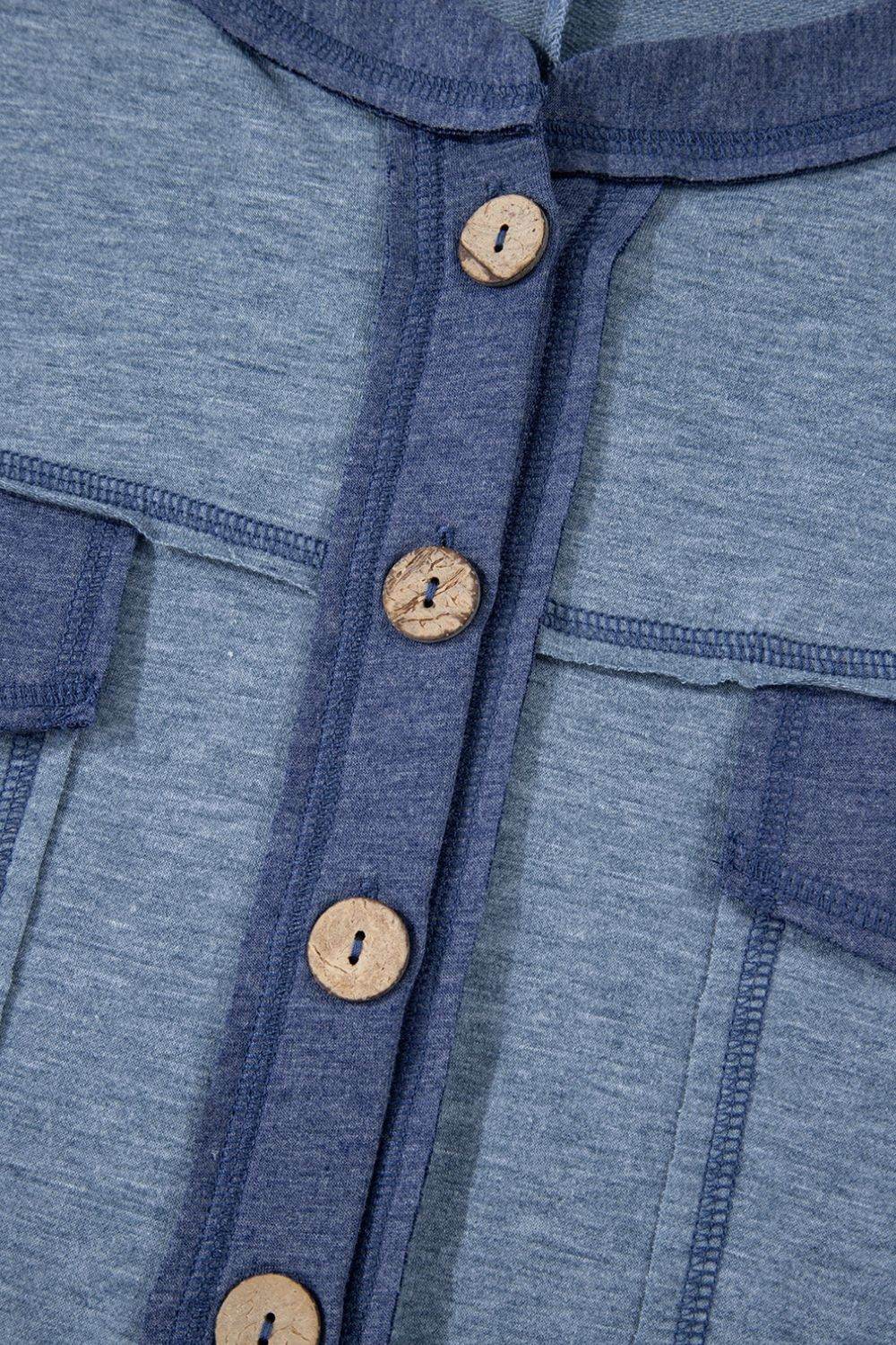 Placket Chest Pockets Short Sleeve Wide Leg Jumpsuit - UnLaced Boutique