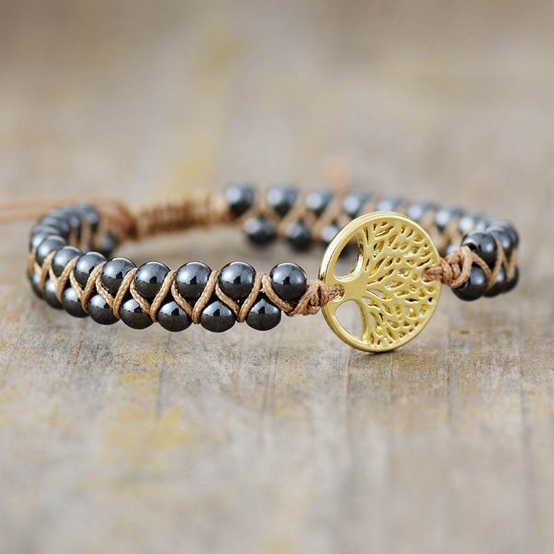 Alloy Natural Stone Braided Bracelet - UnLaced Boutique