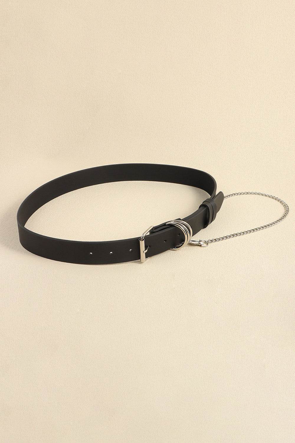 PU Leather Alloy Chain Belt - UnLaced Boutique