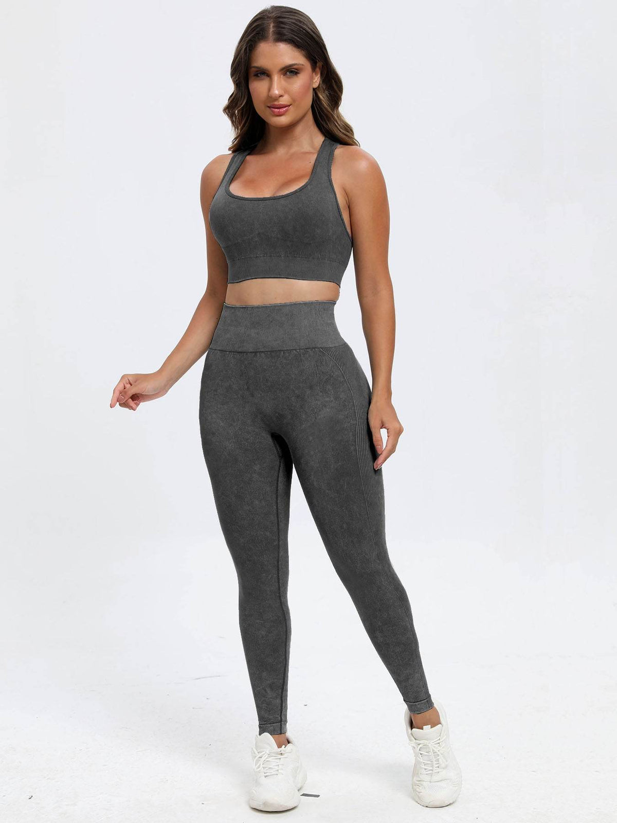 Scoop Neck Wide Strap Top and Pants Active Set - UnLaced Boutique