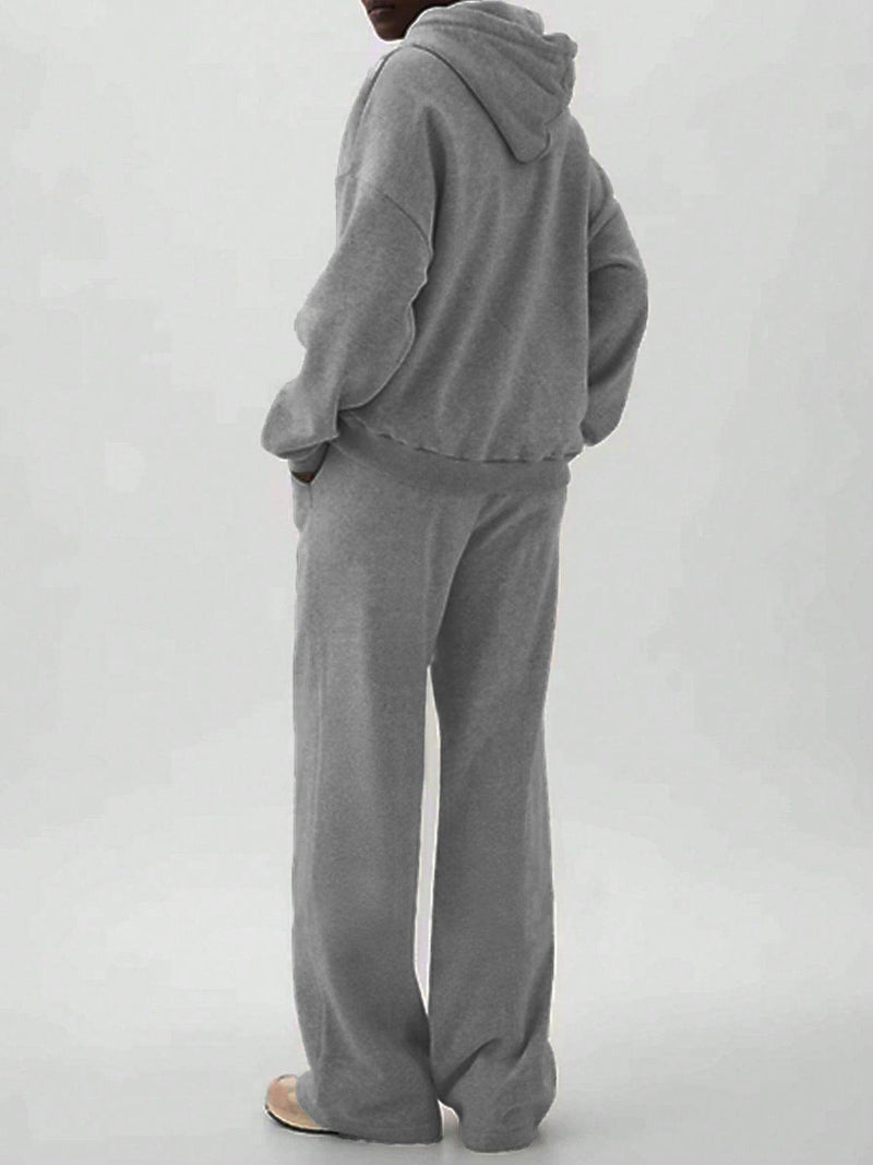 Devine Long Sleeve Hooded Jumpsuit with Pockets - UnLaced Boutique
