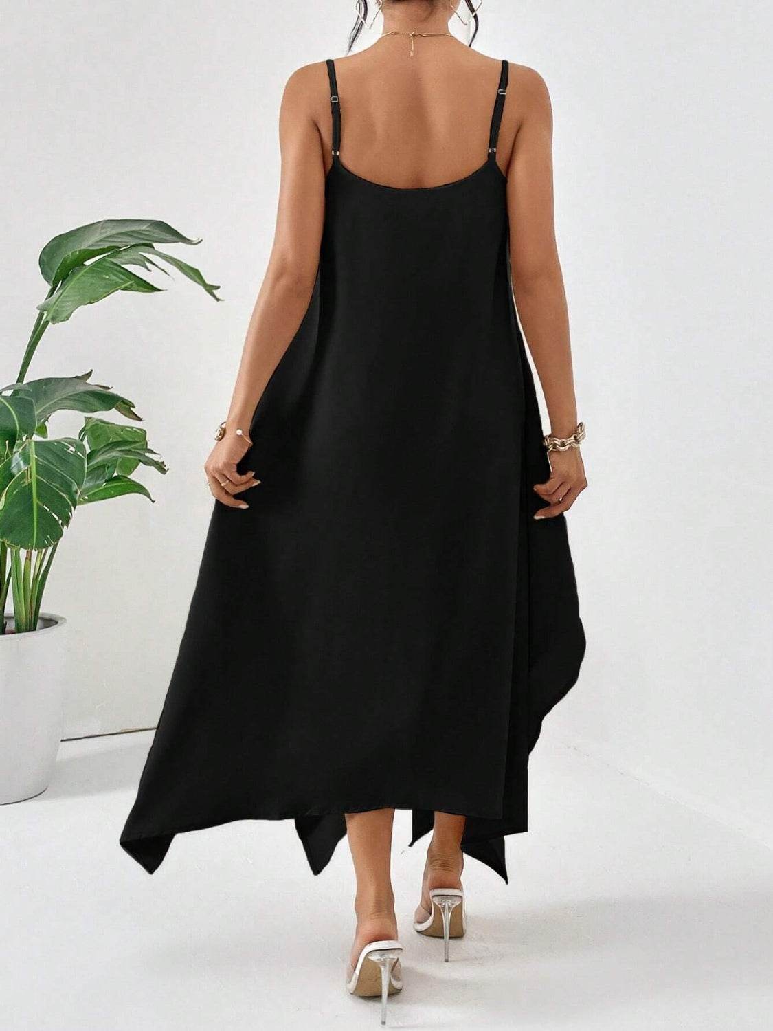 Scoop Neck Midi Cami Dress - UnLaced Boutique