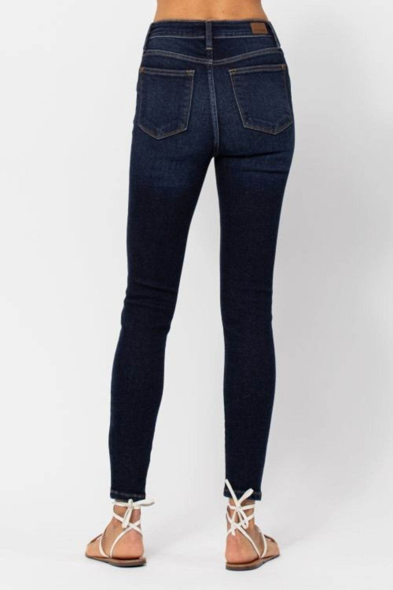 Judy Blue Full Size High Waist Handsand Skinny Jeans - UnLaced Boutique