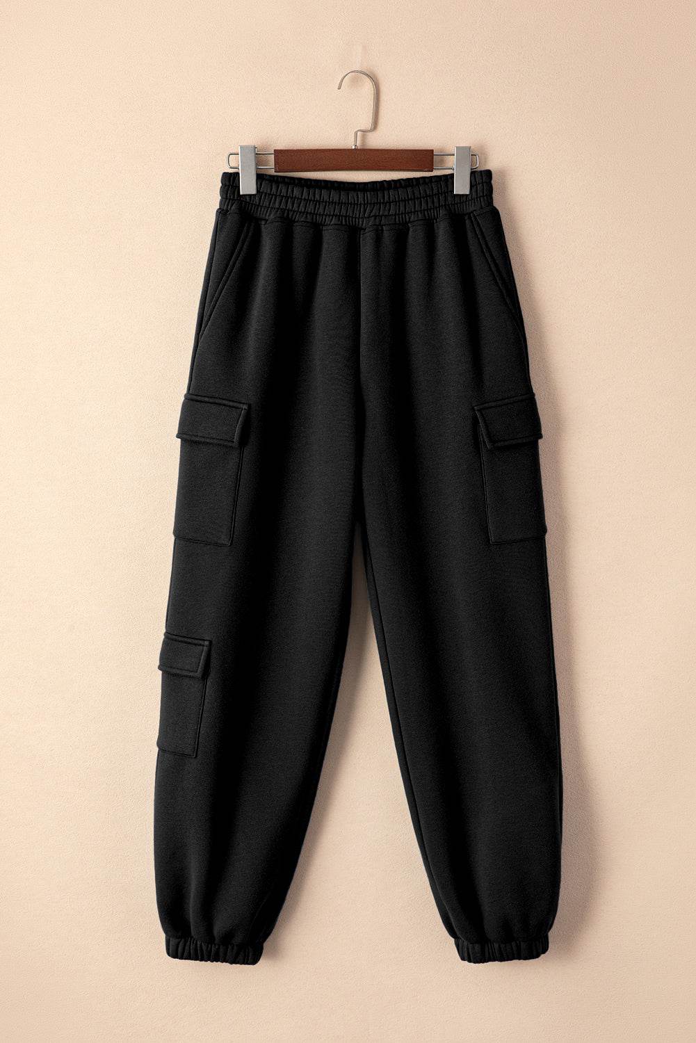 Pocketed Elastic Waist Active Joggers - UnLaced Boutique