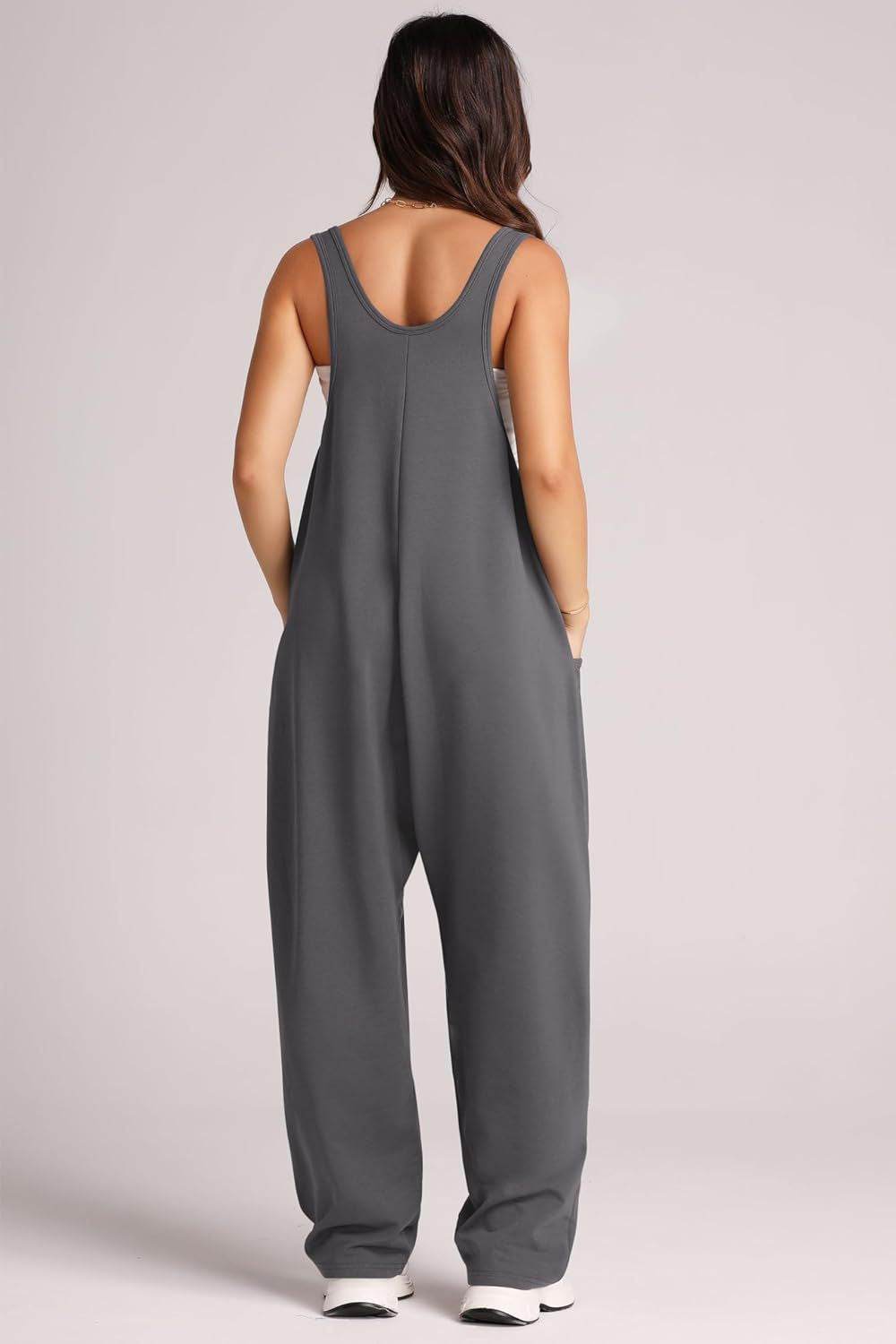 Lovelet V-Neck Wide Strap Overalls - UnLaced Boutique