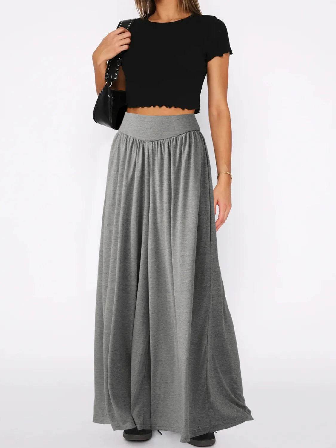 High Waist Wide Leg Pants - UnLaced Boutique