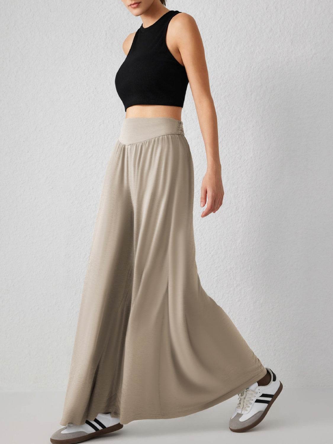 High Waist Wide Leg Pants - UnLaced Boutique