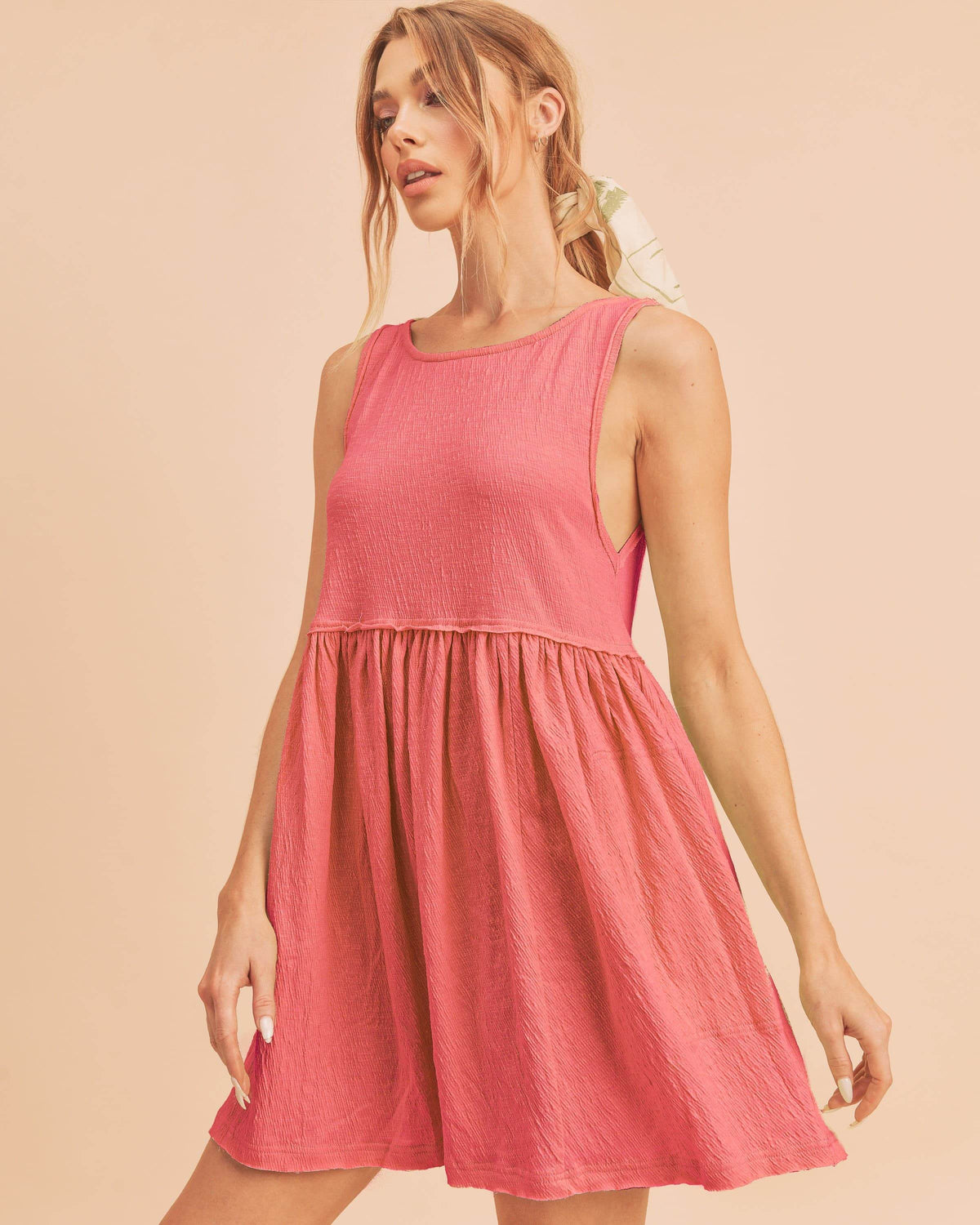 Aemi + Co Round Neck Mini Tank Dress - UnLaced Boutique