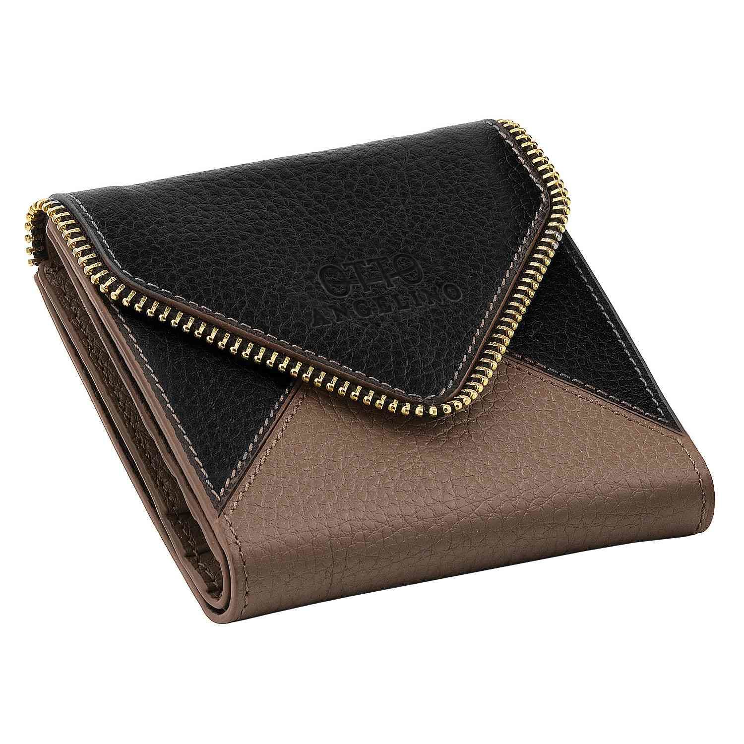 Otto Angelino Top Grain Leather Envelope Style Wallet, RFID