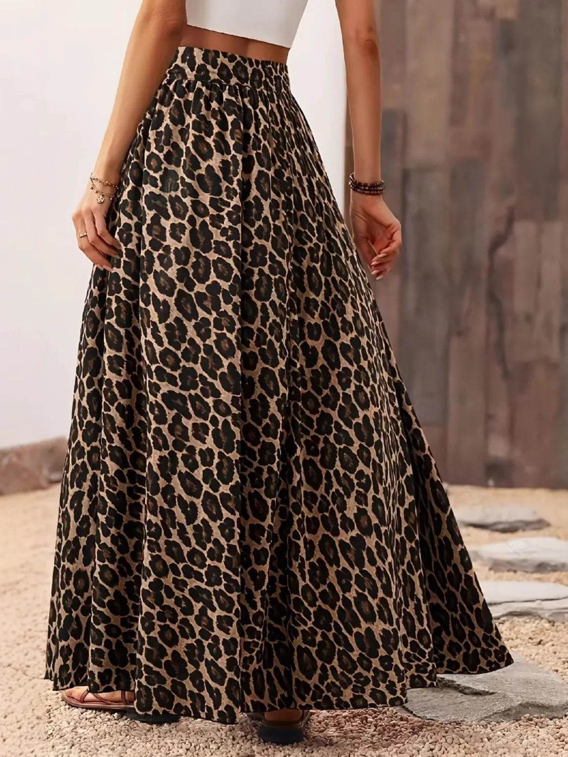 Leopard Maxi Skirt - UnLaced Boutique