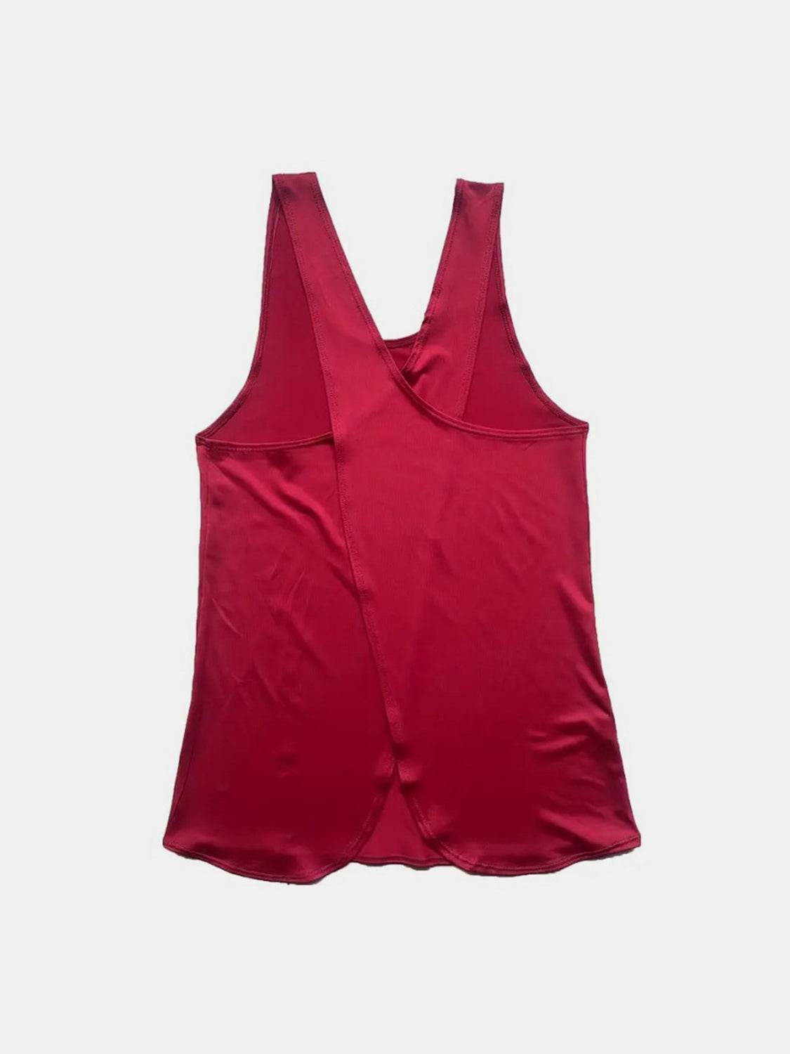 Crisscross Scoop Neck Active Tank - UnLaced Boutique