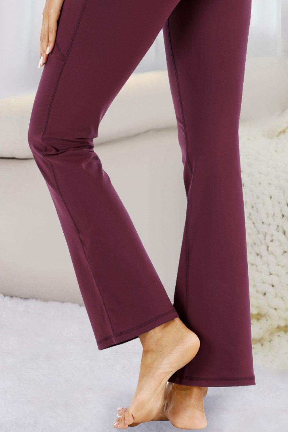 Pocketed High Waist Active Pants - UnLaced Boutique