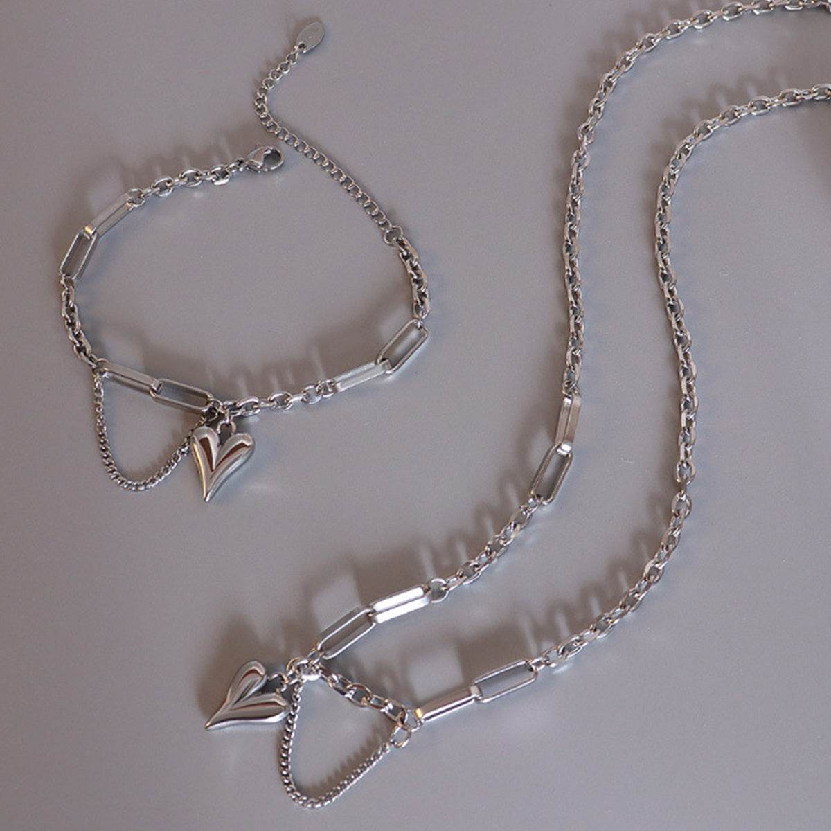 Titanium Steel Heart Pendant Necklace - UnLaced Boutique