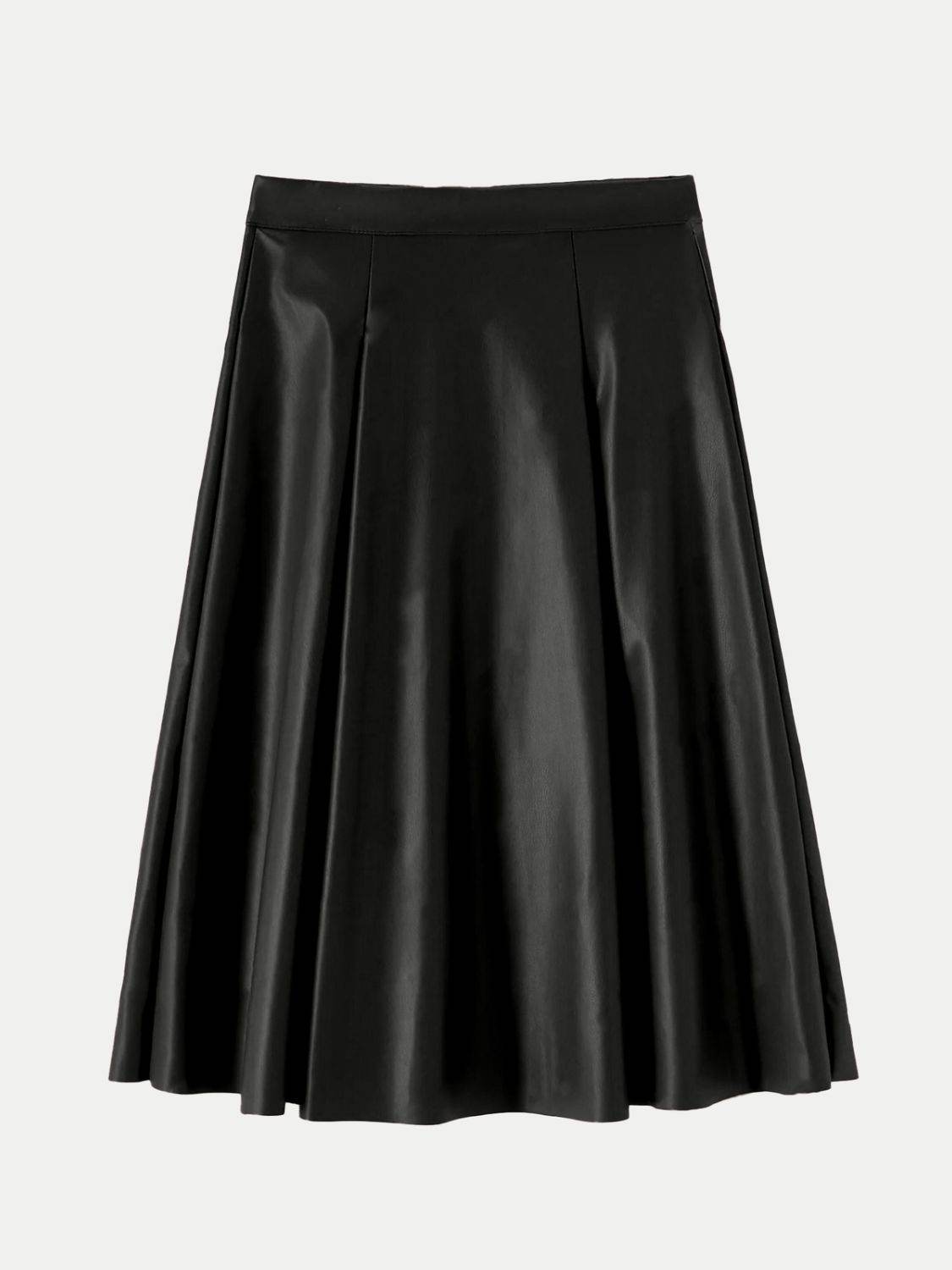High Waist Skirt with Zipper - UnLaced Boutique