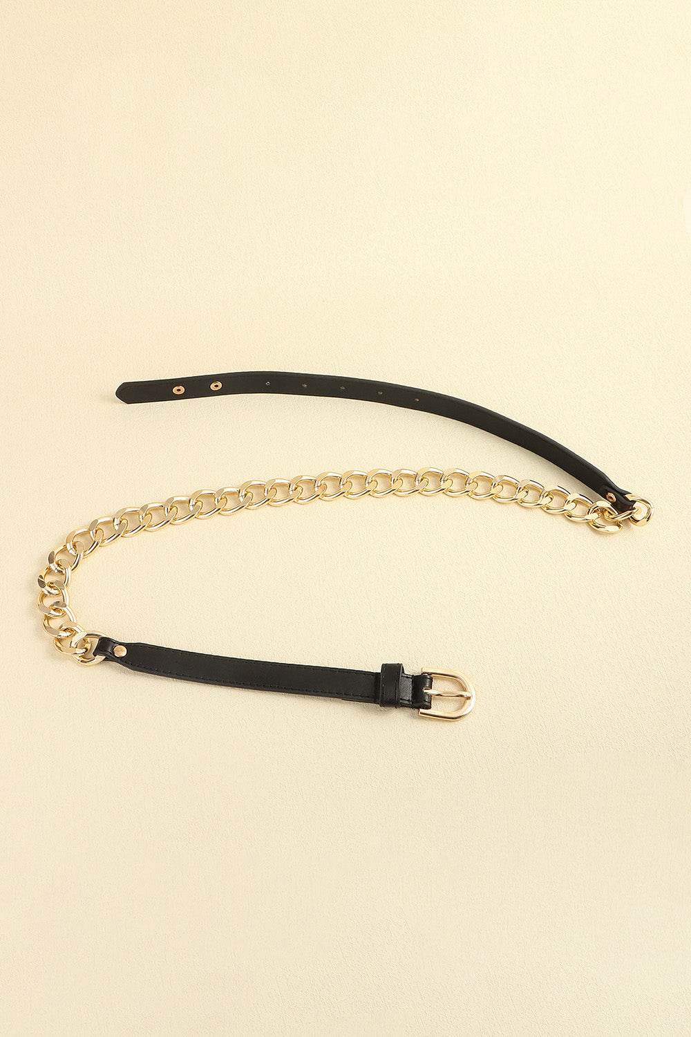 PU Leather Chain Belt - UnLaced Boutique