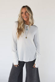 Jacqueline Long Sleeve Top - Ivory