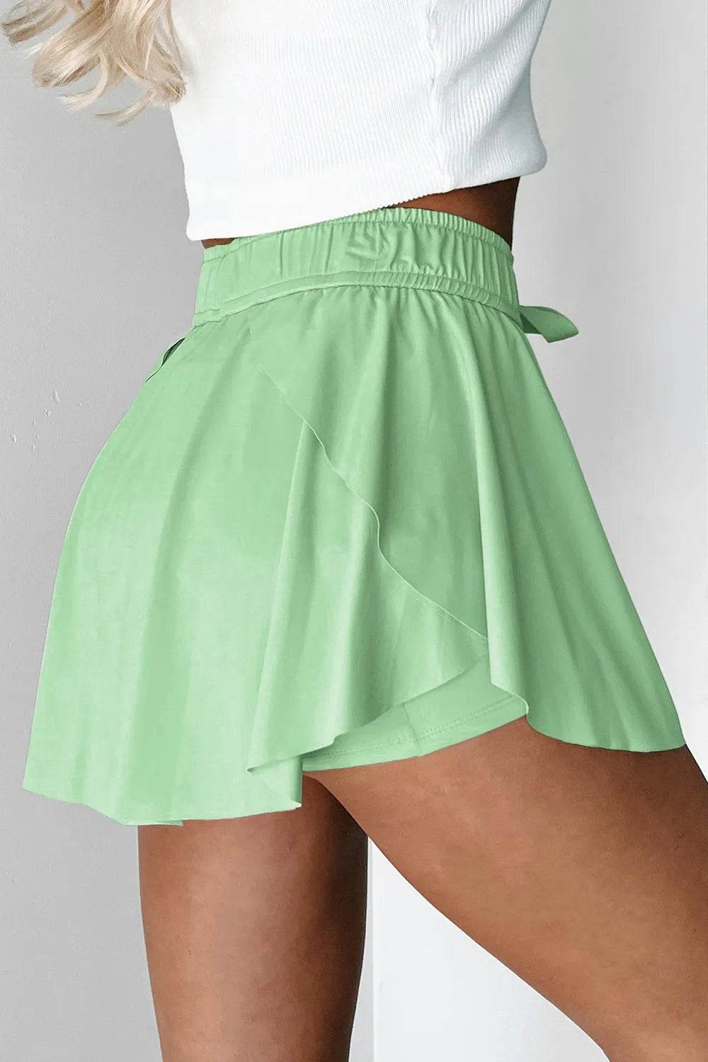 Drawstring Active Skorts - UnLaced Boutique