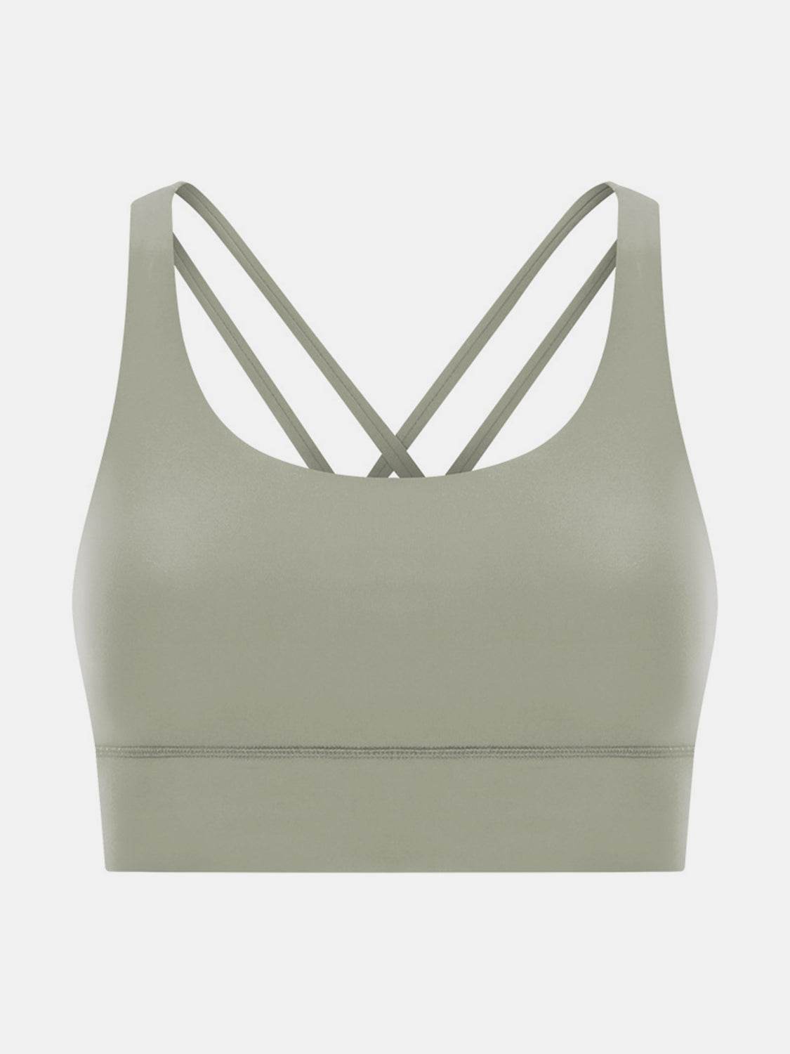 Millennia Crisscross Scoop Neck Active Tank - UnLaced Boutique