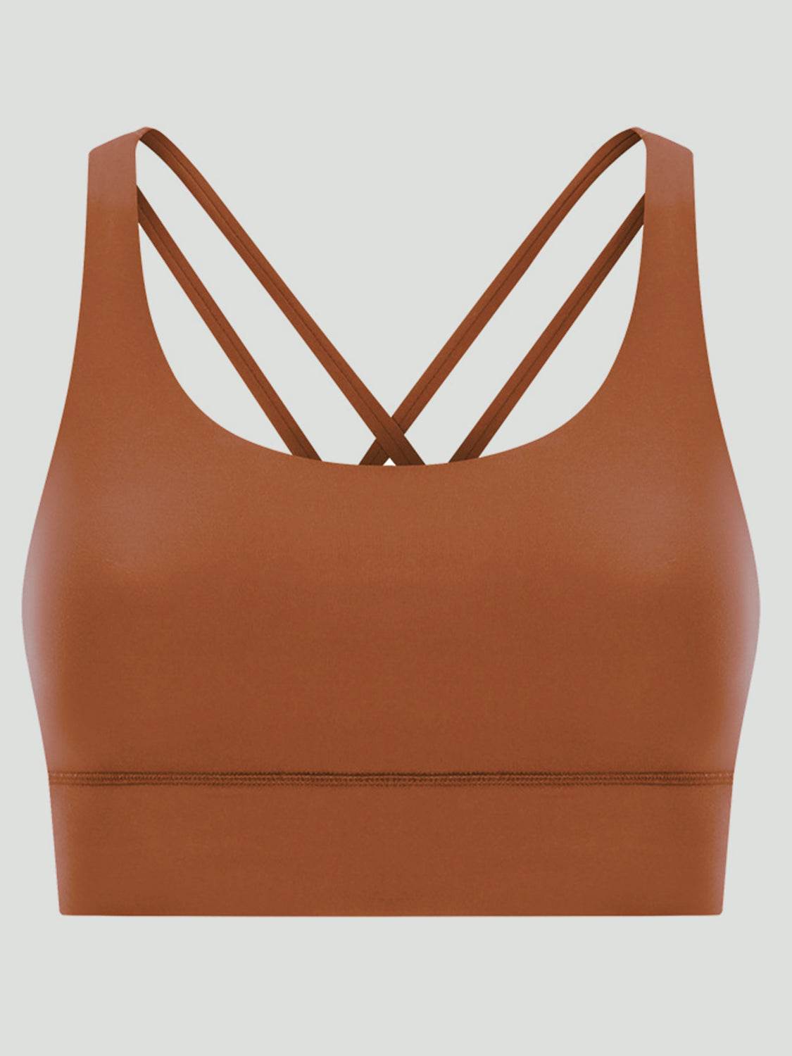 Millennia Crisscross Scoop Neck Active Tank - UnLaced Boutique