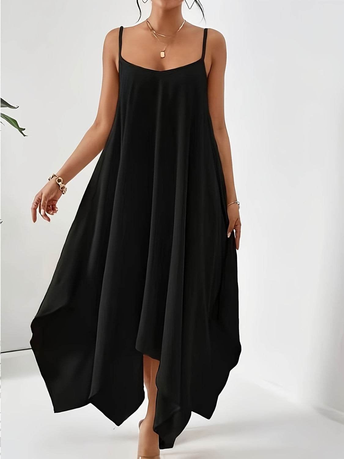 Scoop Neck Midi Cami Dress - UnLaced Boutique