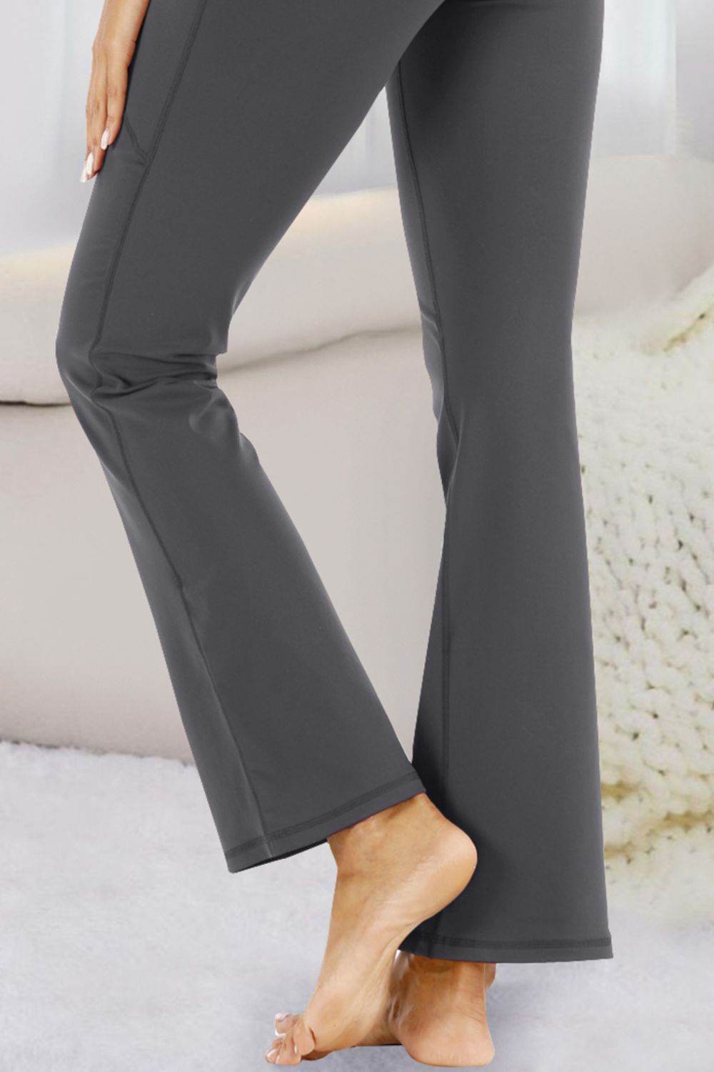 Pocketed High Waist Active Pants - UnLaced Boutique