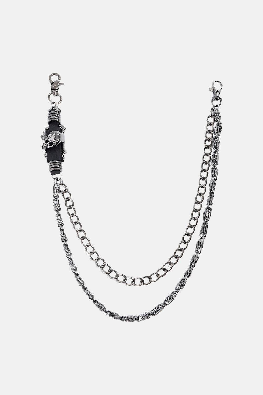 Double Layer Alloy Chain Belt - UnLaced Boutique
