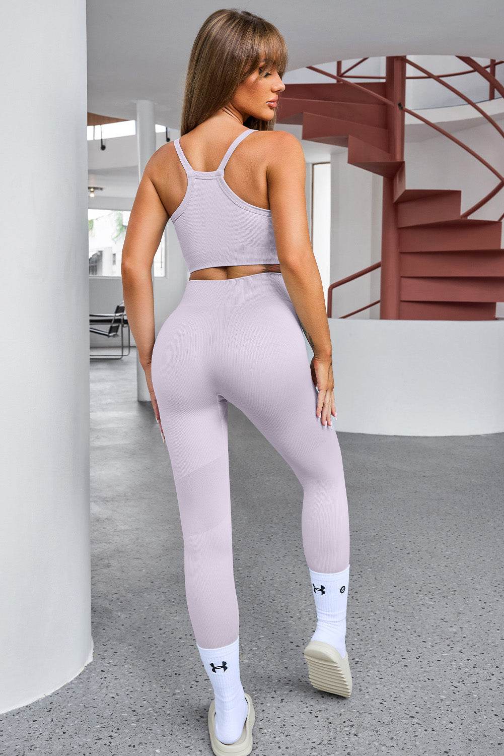 Tank Cropped Active Top and Pants Set - UnLaced Boutique