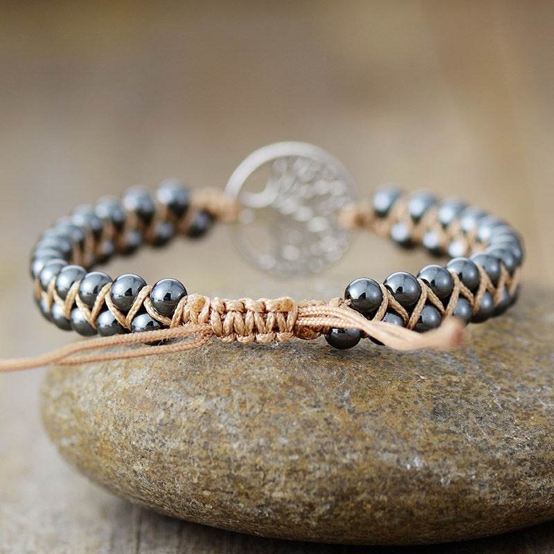 Alloy Natural Stone Braided Bracelet - UnLaced Boutique