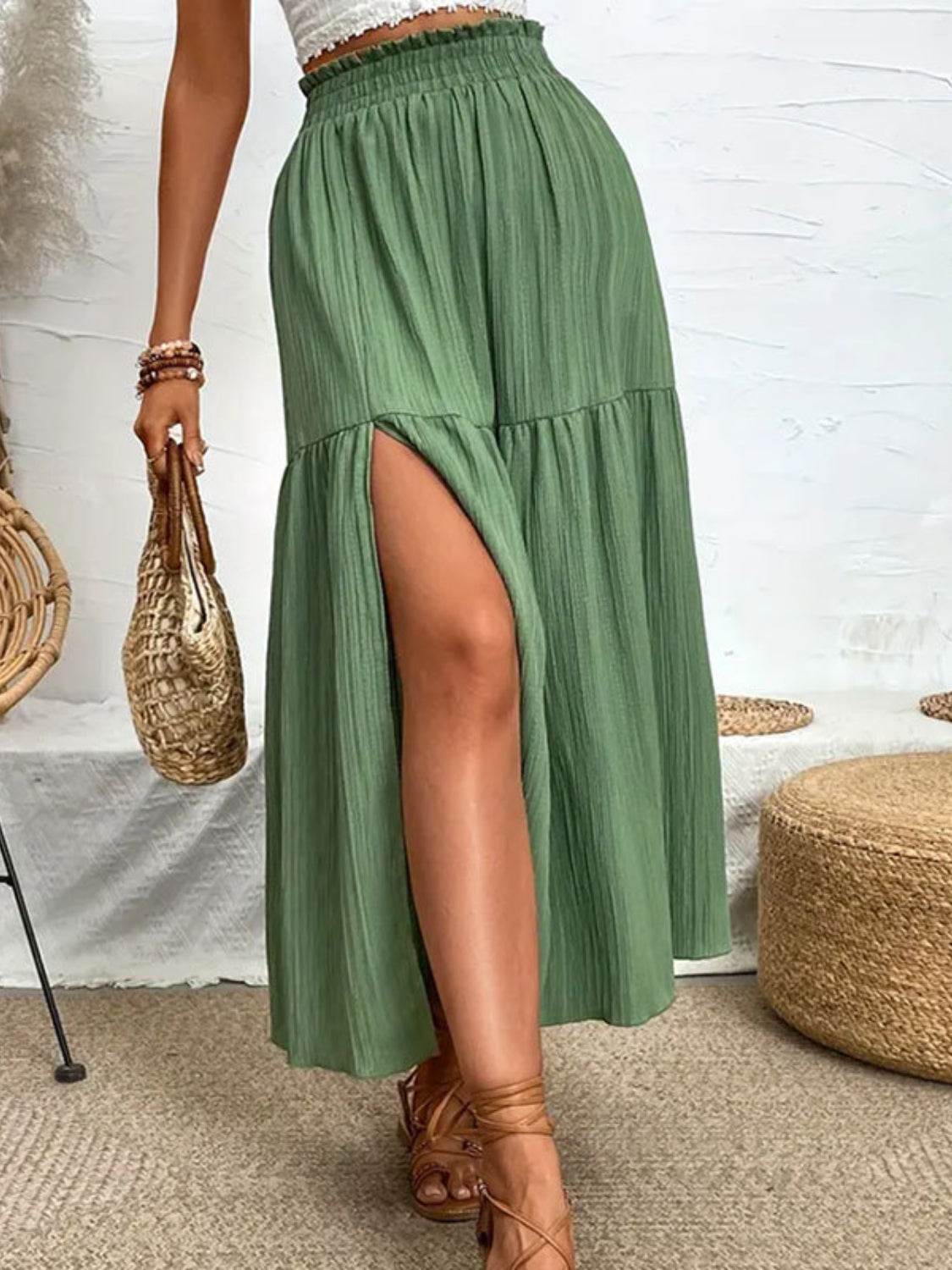 Frill Slit Skirt - UnLaced Boutique