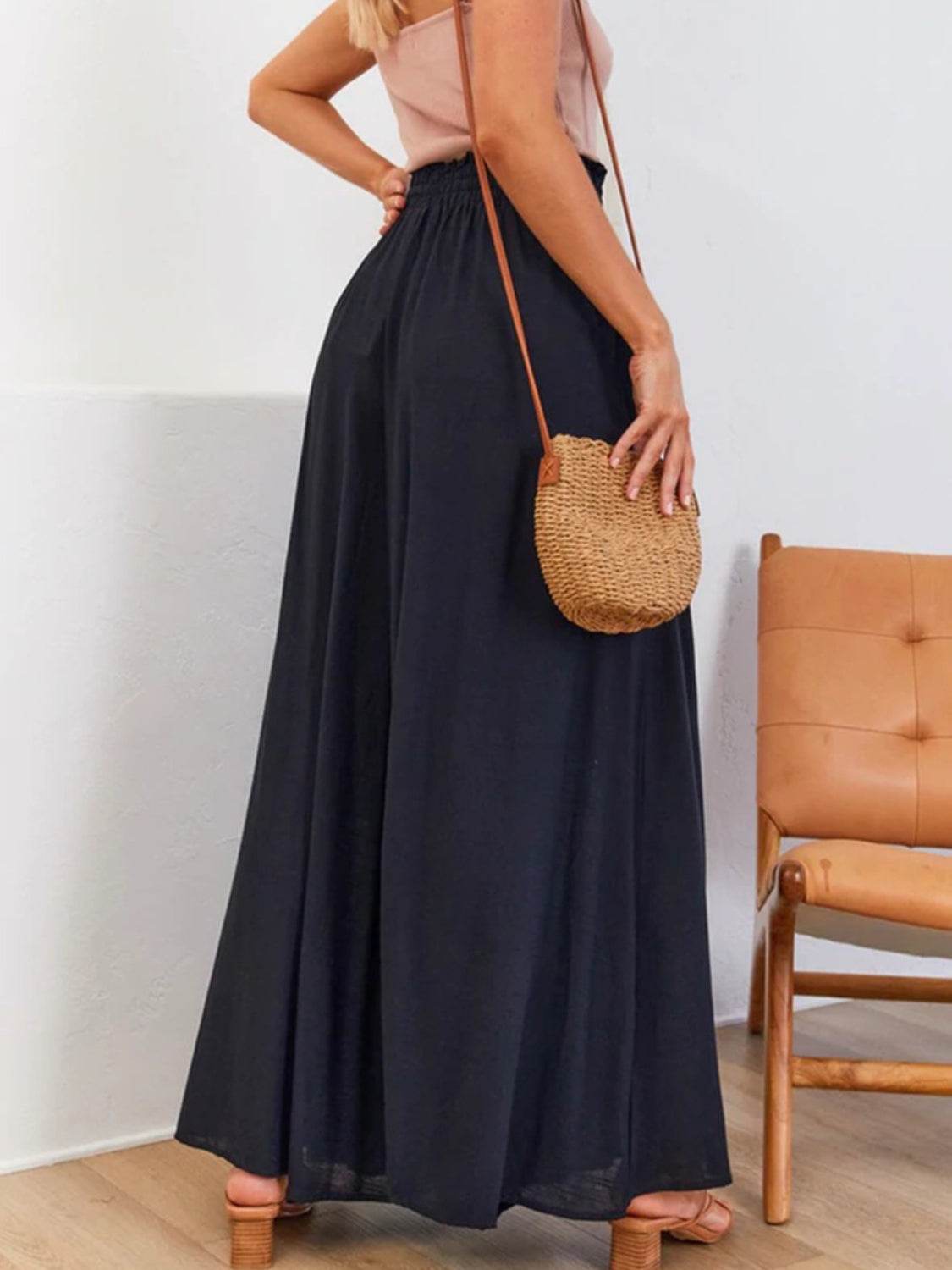 High Waist Wide Leg Pants - UnLaced Boutique