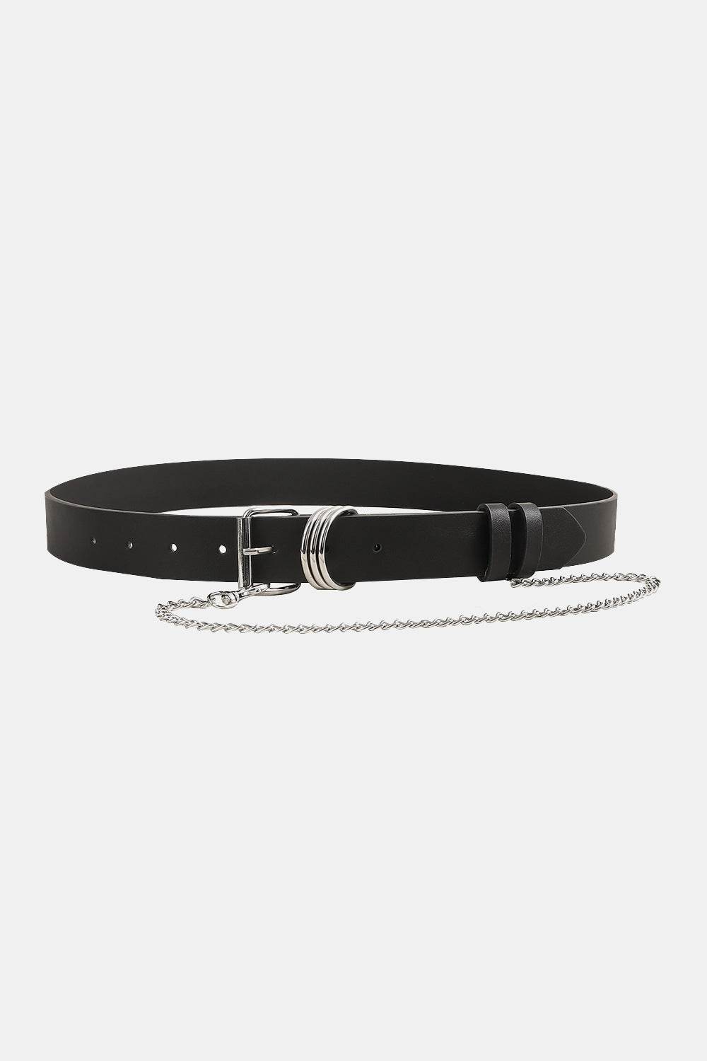 PU Leather Alloy Chain Belt - UnLaced Boutique