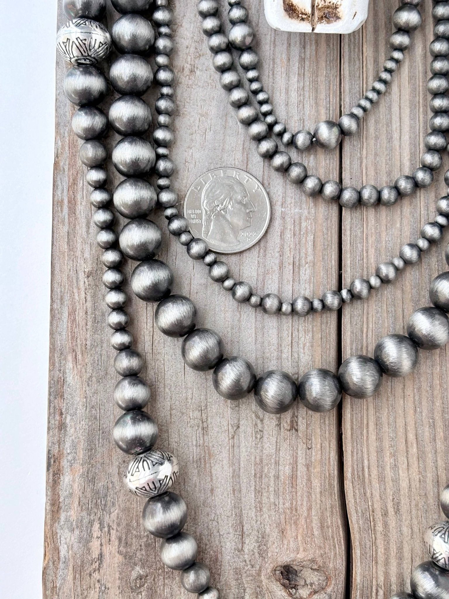 5pc Layered Western Style Navajo Pearl Bead Necklace Set - UnLaced Boutique
