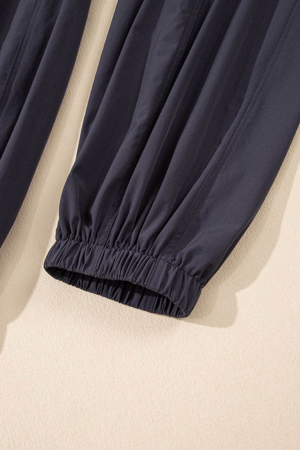 Cutout Square Neck Wide Strap Active Jumpsuit - UnLaced Boutique