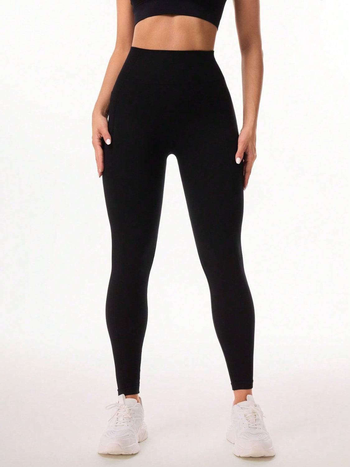 Pocketed High Waist Active Leggings - UnLaced Boutique