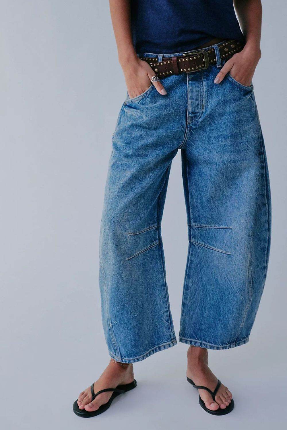 Wide Leg Jeans with Pockets - UnLaced Boutique