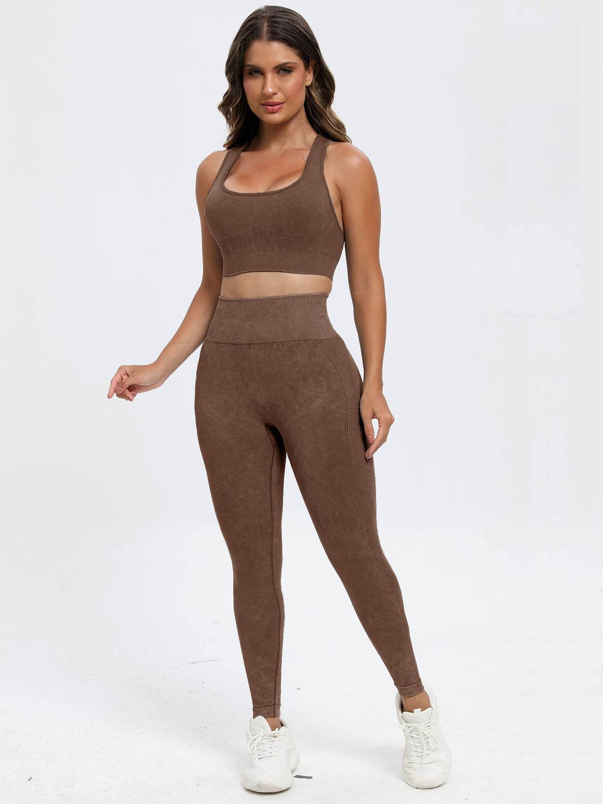 Scoop Neck Wide Strap Top and Pants Active Set - UnLaced Boutique