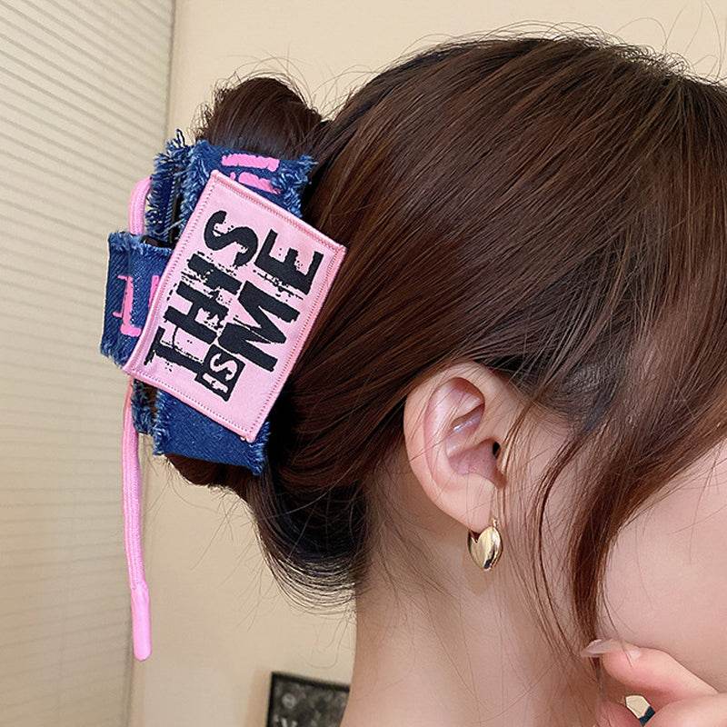 Acrylic Braided Rope Hair Claw Clip - UnLaced Boutique