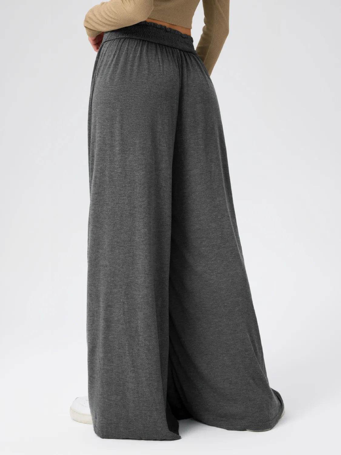 High Waist Wide Leg Pants - UnLaced Boutique