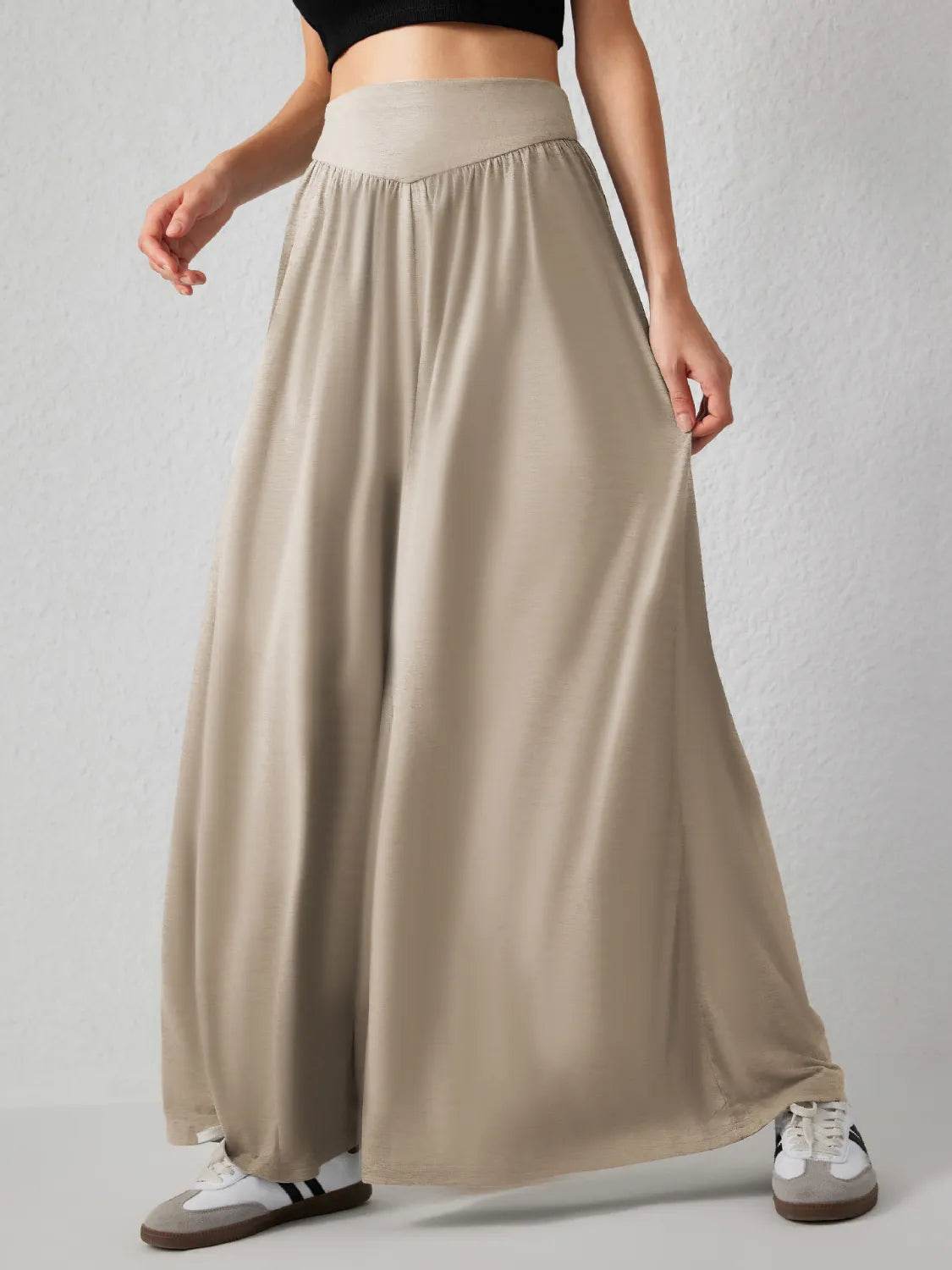 High Waist Wide Leg Pants - UnLaced Boutique