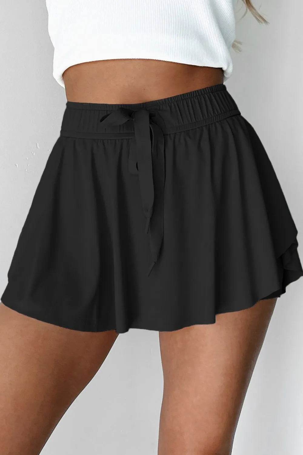 Drawstring Active Skorts - UnLaced Boutique