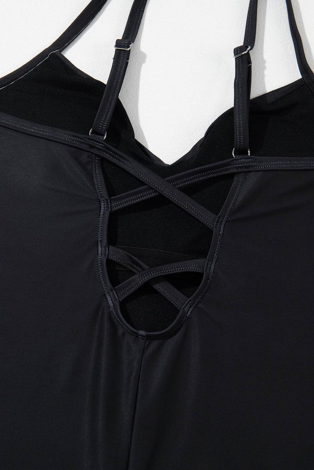 Embroidered V-Neck One-Piece Swimwear - UnLaced Boutique