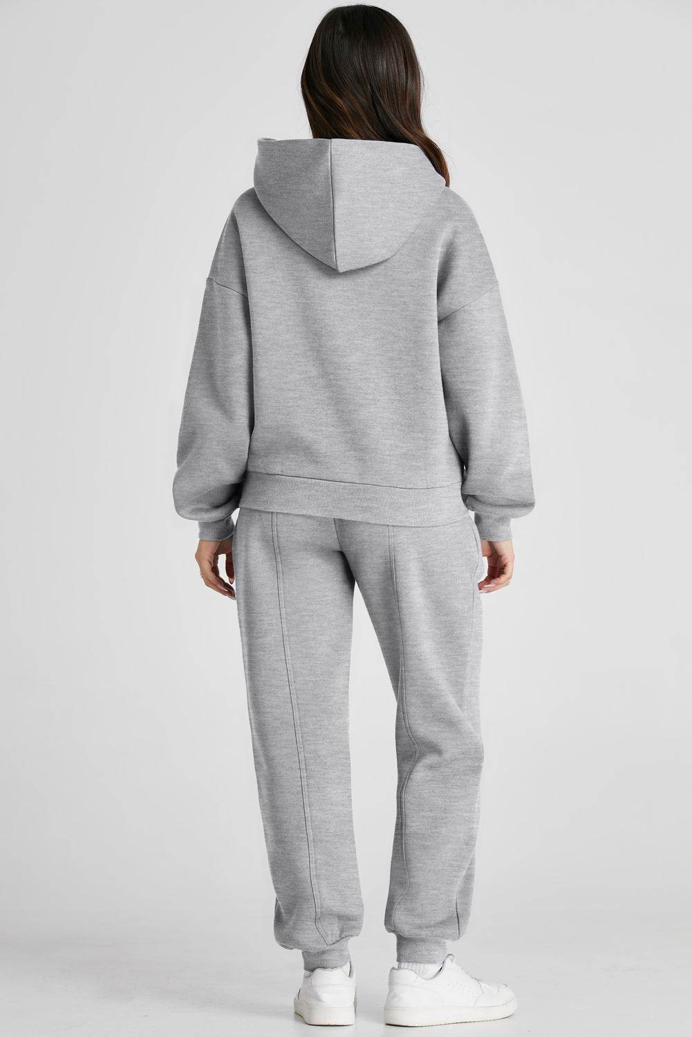 Dropped Shoulder Long Sleeve Hoodie and Pants Active Set - UnLaced Boutique