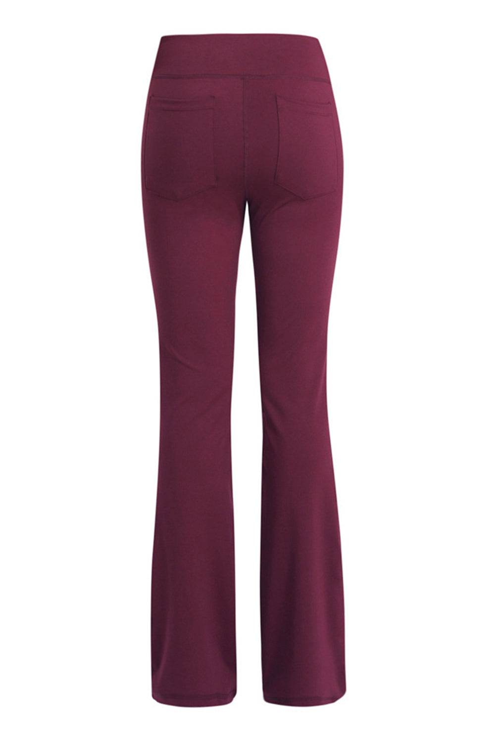 Pocketed High Waist Active Pants - UnLaced Boutique