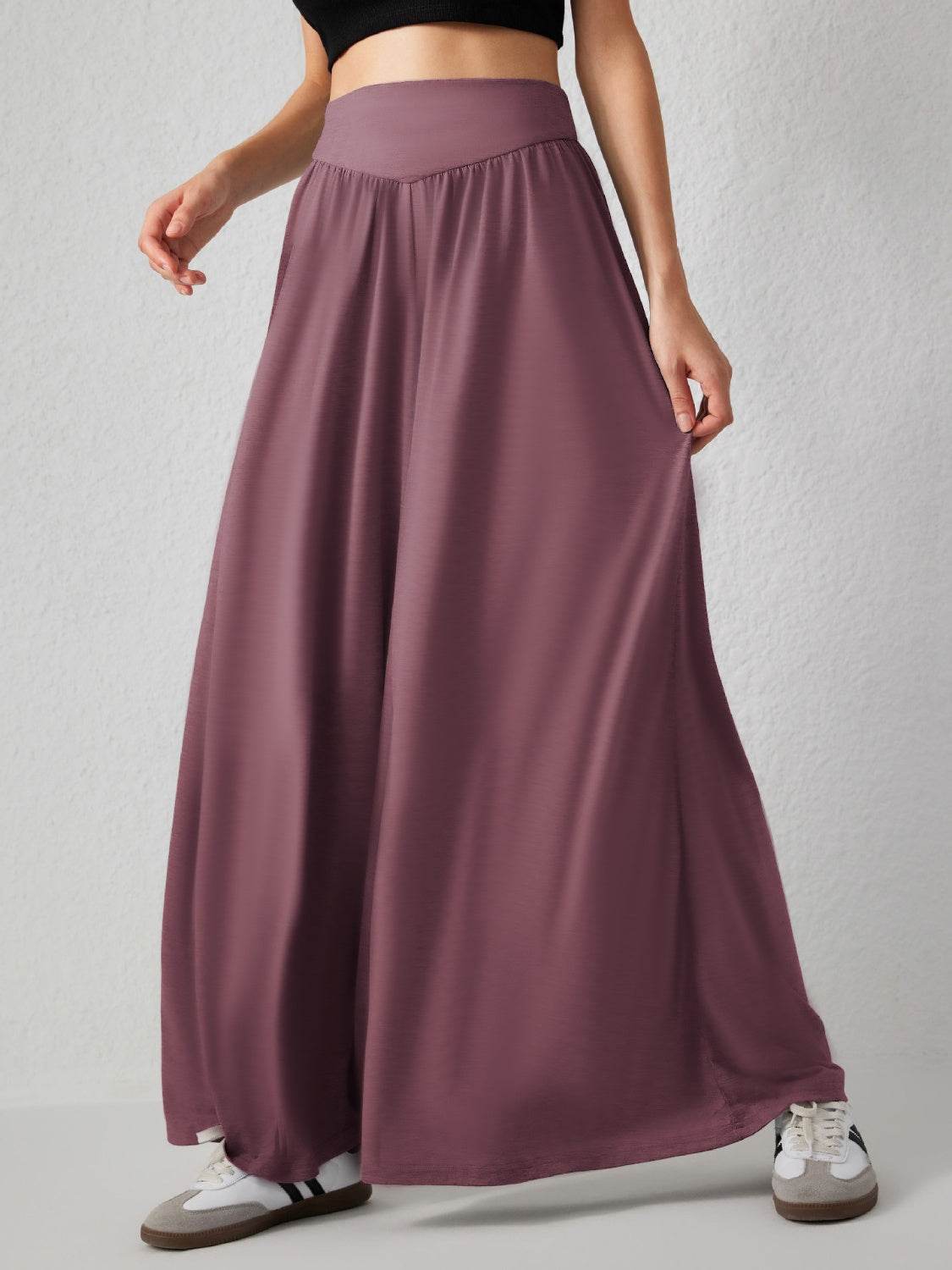 High Waist Wide Leg Pants - UnLaced Boutique